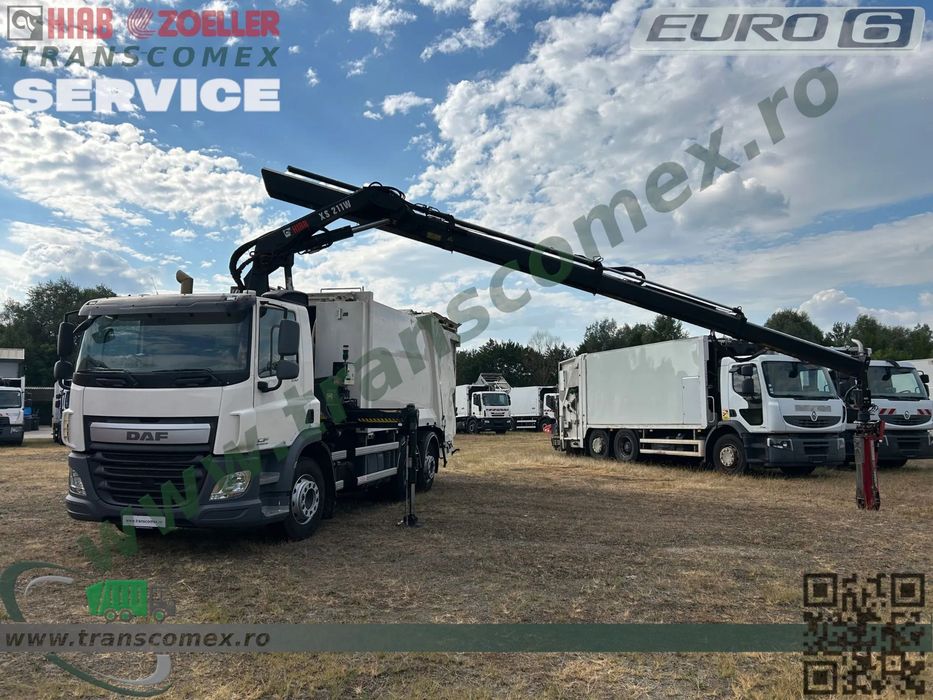DAF CF 290 Euro 6 / HIAB 211W-3 Hipro