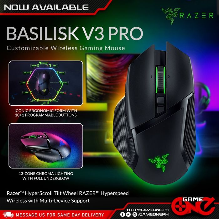 Razer basilisk v3 pro СКИДКА Беспроводная мышка/мышь Оригинал