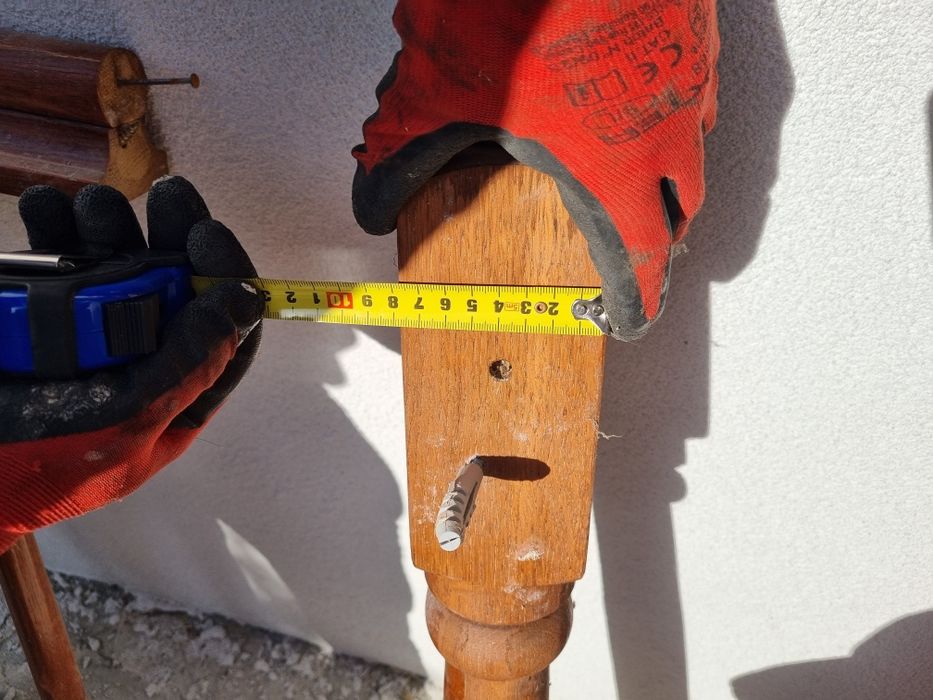 Balustrada din lemn pentru scara interioara