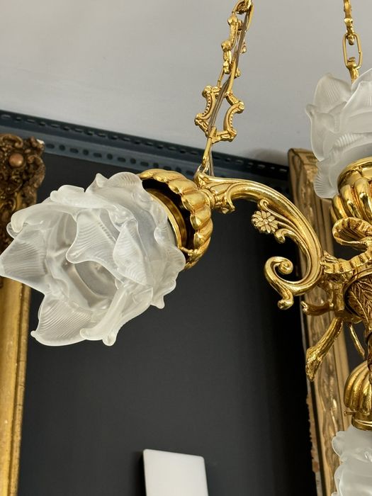 Candelabru din bronz masiv/