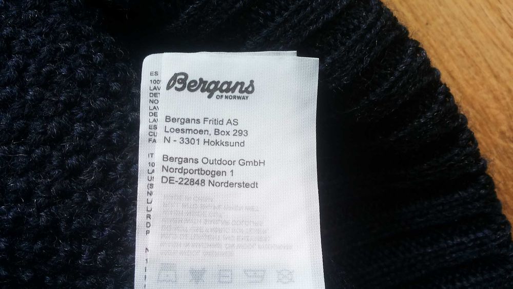 Bergans of NORWAY ULRIKEN JUMPER 100% Merino Wool размер L блуза 100% Мерино вълна - 2529