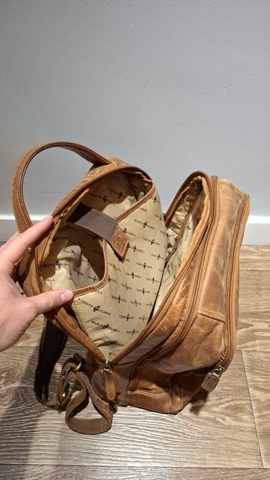 Кожаный рюкзак из Италии