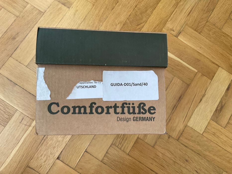 Кожени чехли Comfortfusse, тип Birkenstock - 40-ти номер