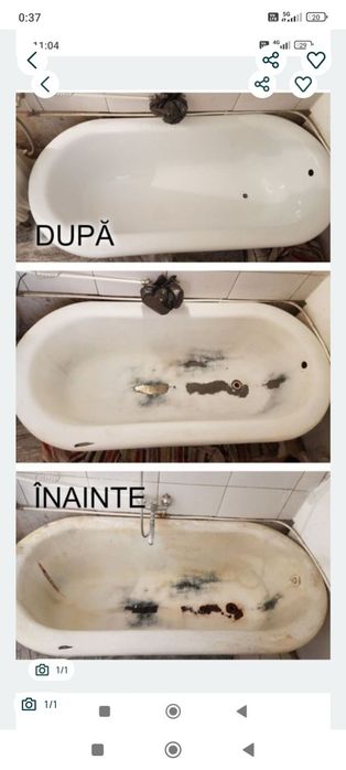 Reconditionez cazi de fontă/emailez
