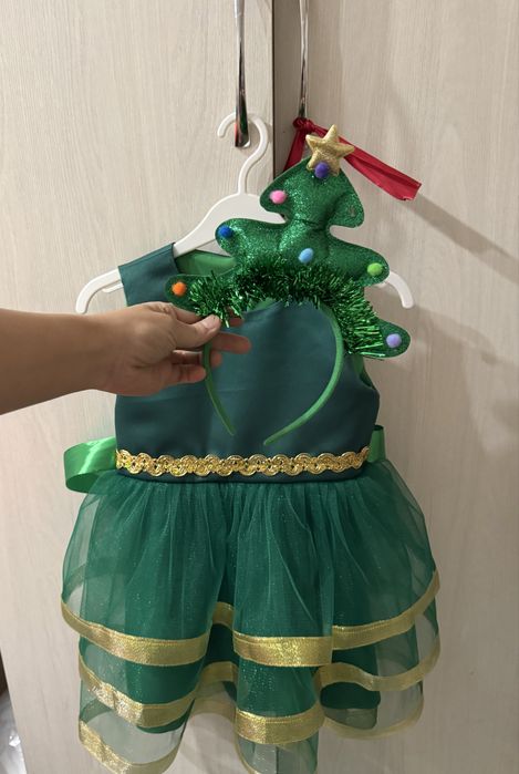 Платье елка ободок