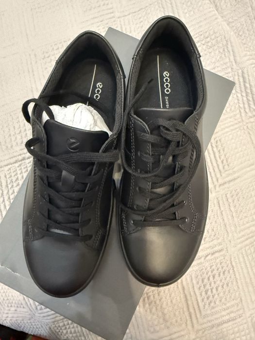 Ecco кеды кожанные