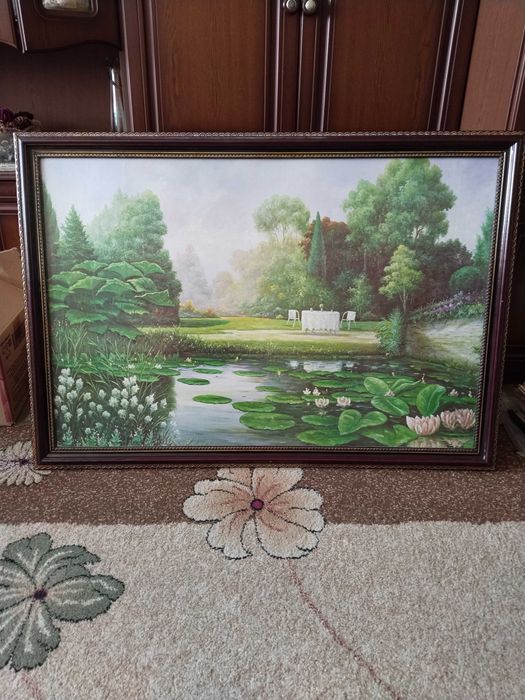 Картина в рамке. Размер 100*70 см, новая