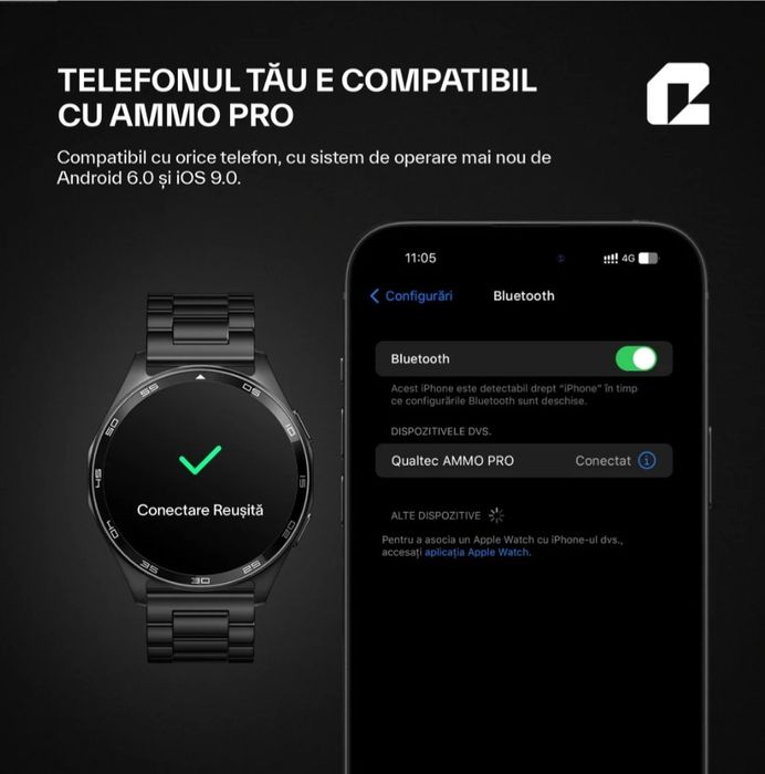 Smart watch  Ammo Pro men series