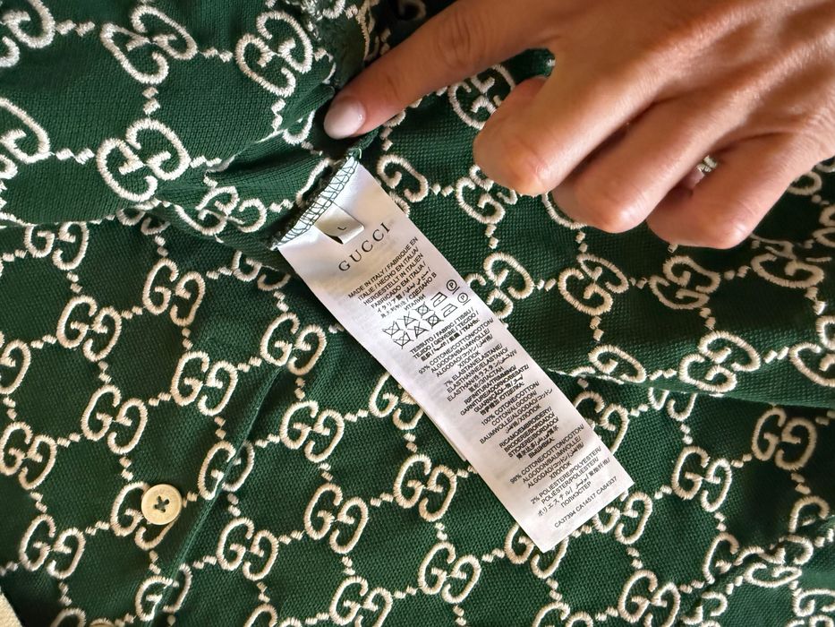 Тениска Gucci с бродирано лого
