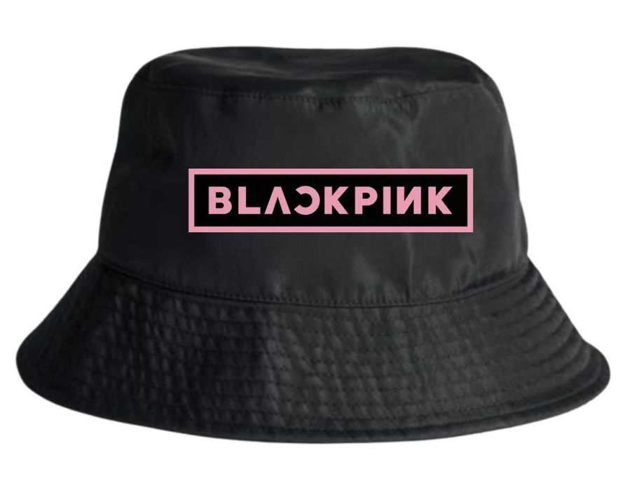 Шапка идиотка Blackpink черна