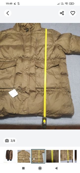 Vând geaca lungă  puf cu gluga4 xl și palton 56