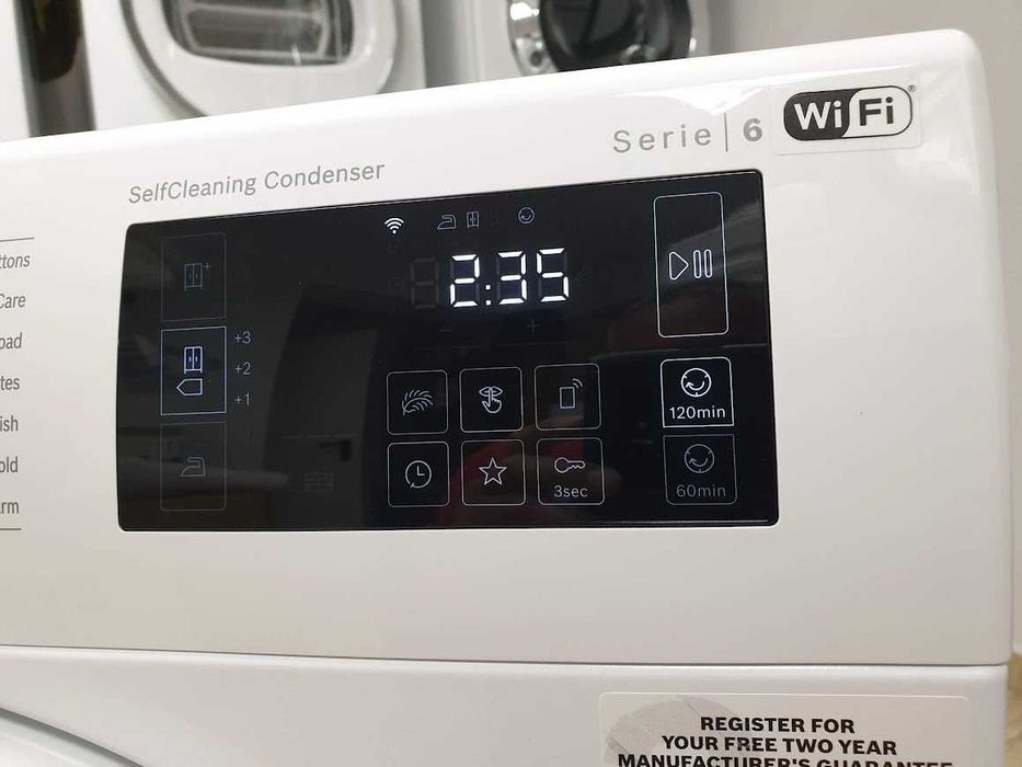 9кг - WiFi - Touch-Control Сушилня Bosch Термопомпа 12м Гаранция Бош