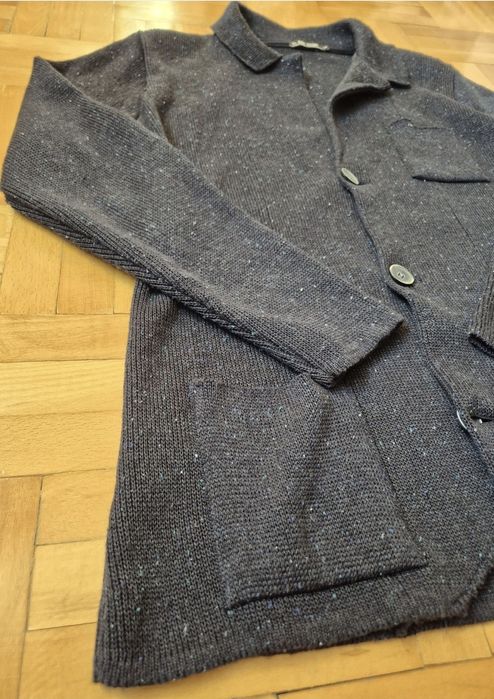 Pulover premium Er Dor, Stil Sacou, Made in Italy, Bărbați - L