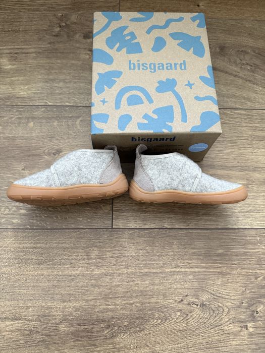 Bisgaard Pantofi interior Barefoot din lână - Miffy Sand