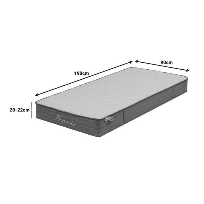 Матрак, Nemesis, Бял, Бонел, 90х190см.