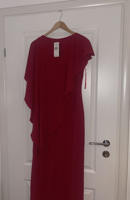 Rochie de seara rosie RALPH LAUREN