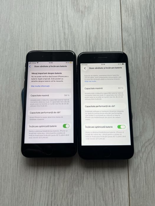 ••Iphone SE 2 • BATERIE 94% •