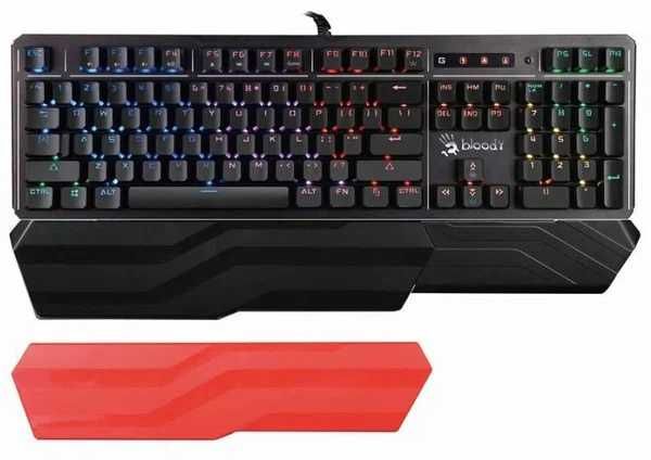 СКИДКА Пров-ная мех-кая игровая клавиатураBloody  B975 BrownSwitch 1.4