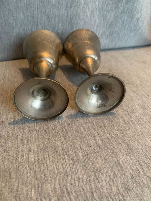 стари Месингови чаши гравирани
