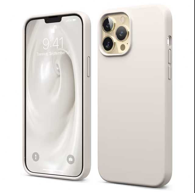 Huse iPhone Elago - Premium, silicon și material pe interior