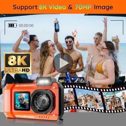 Подводен фотоапарат MaxMango D50 8K 70MP