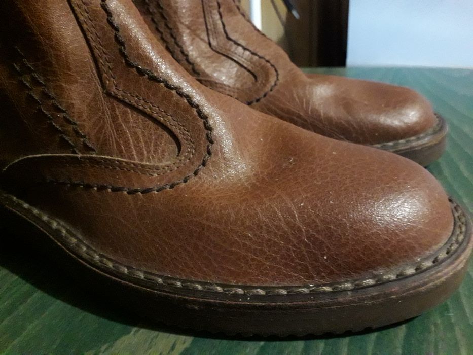 Мъжки кожени боти с подплата Potenza / Потенца - Италия