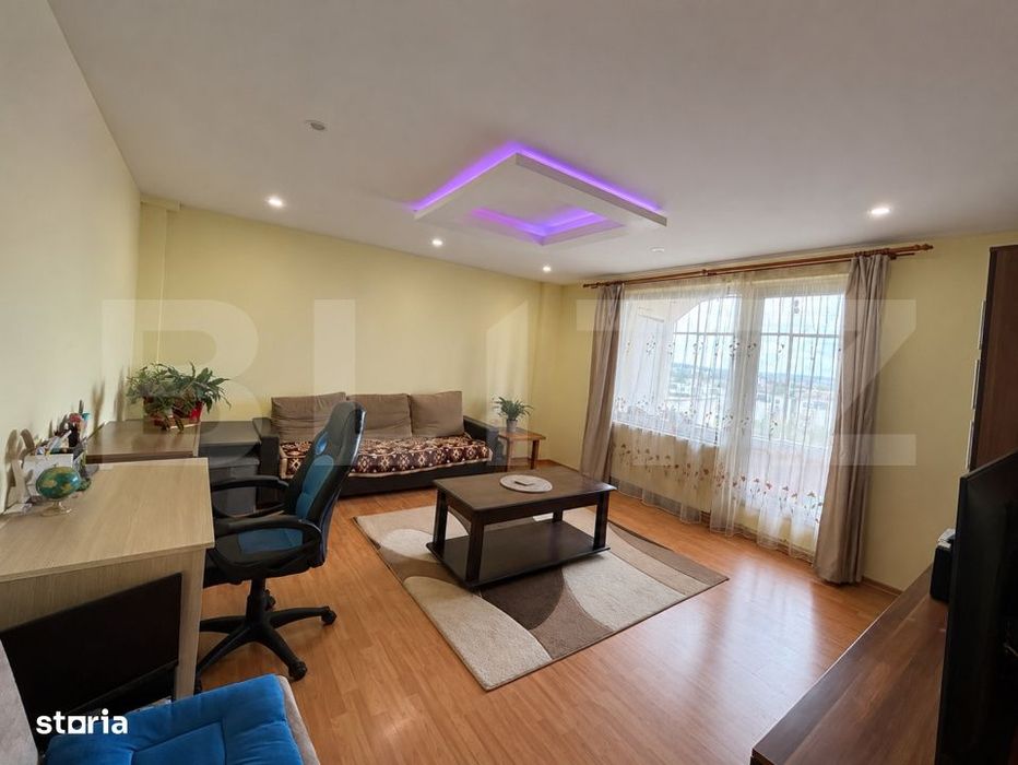 Apartament cu 3 camere, 78 mp, mobilat, zona Unirii
