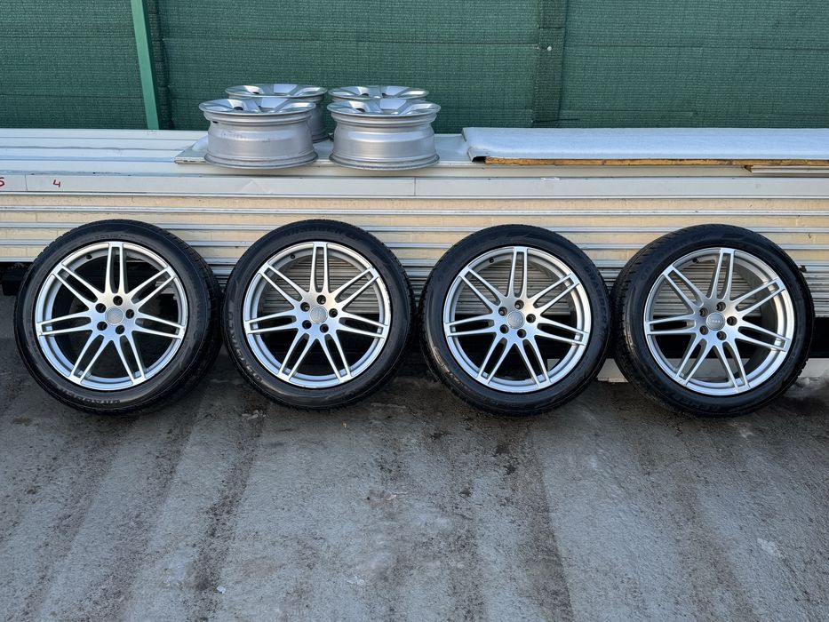 ОРИГИНАЛНИ Джанти 20” Audi A8/Q5/SQ5 с ЧИСТО НОВИ ЛЕТНИ гуми 255/45/20