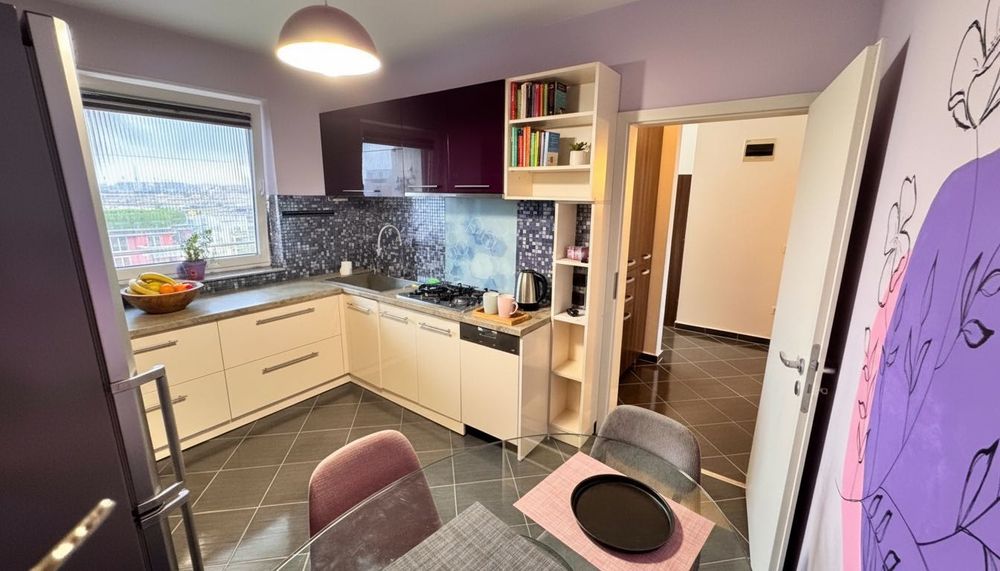 de închiriat apartament 2 camere /74m², boxă, vedere, 7/7, parcare in vecinatate
