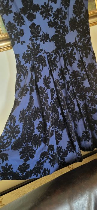 Rochie de seara ocazie Orsay voal cu catifea