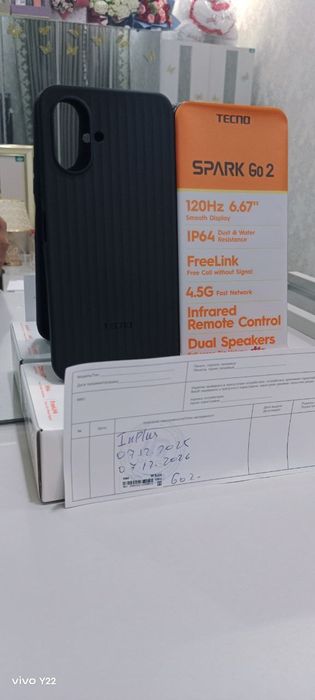Tecno Spark go 2.  128gb toza telefon