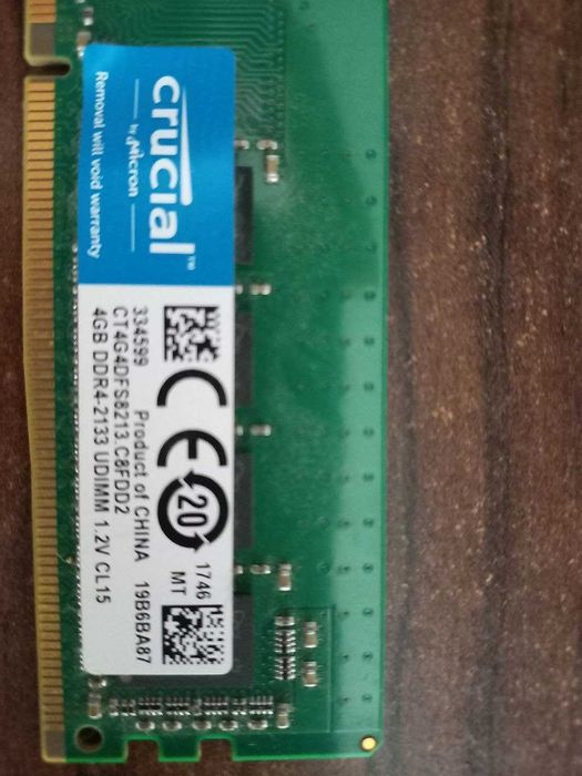 Memorii RAM PC DDR4 2X 8GB  + 1x 4GB