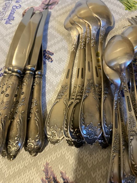 Tacamuri argintate  24 piese