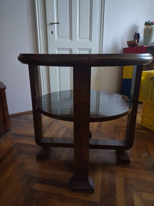 Masa Art Deco lemn de nuc h76/80