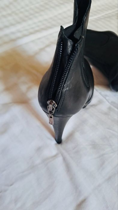 Cizme scurte Asos piele ca noi + CADOU