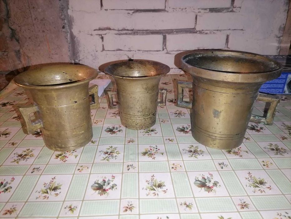 3 mojare bronz marimi si greutati diferite