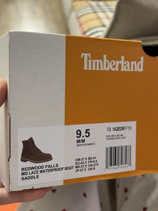 кожаные ботинки Timberland