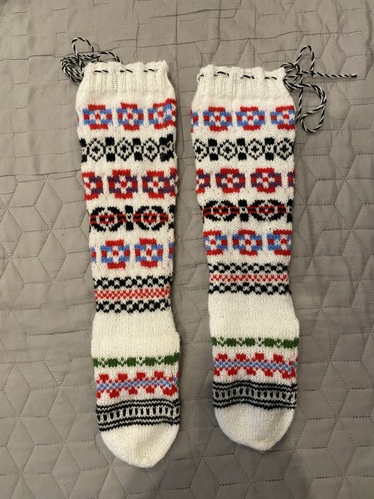 Шарени чорапи до коленете