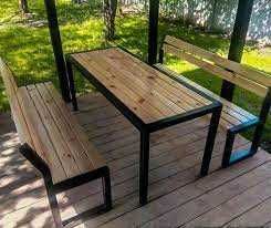 Беседка садовая односкатная