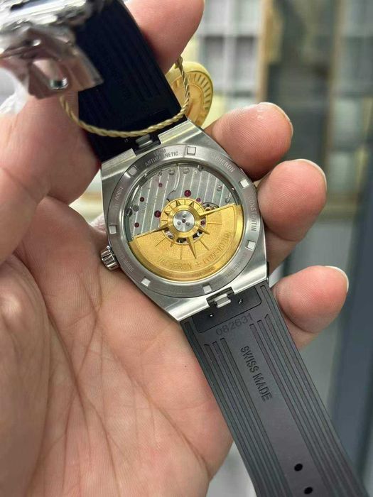 vacheron konstantin antimagnetic сребристо/черно