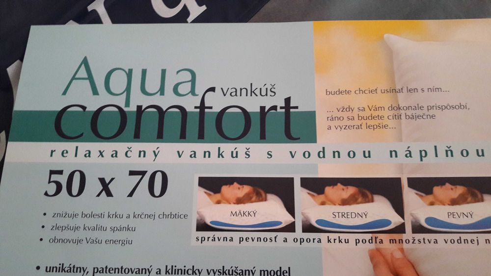 Възглавница универсална -ОХЛАЖДАЩА,пълни се с вода