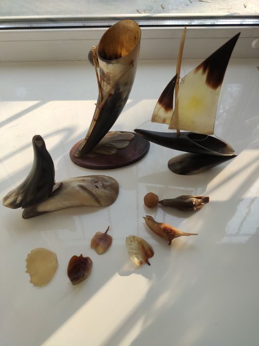 Сувениры из натуральных рогов