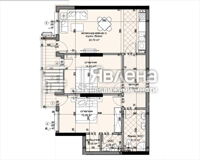 Продава се Тристаен апартамент в Варна, Младост 1 - 110 кв.м за 1500 €/кв.м - Снимка #1