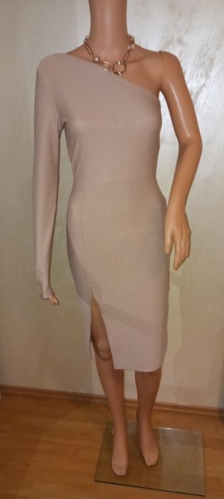 Rochie bej eleganta