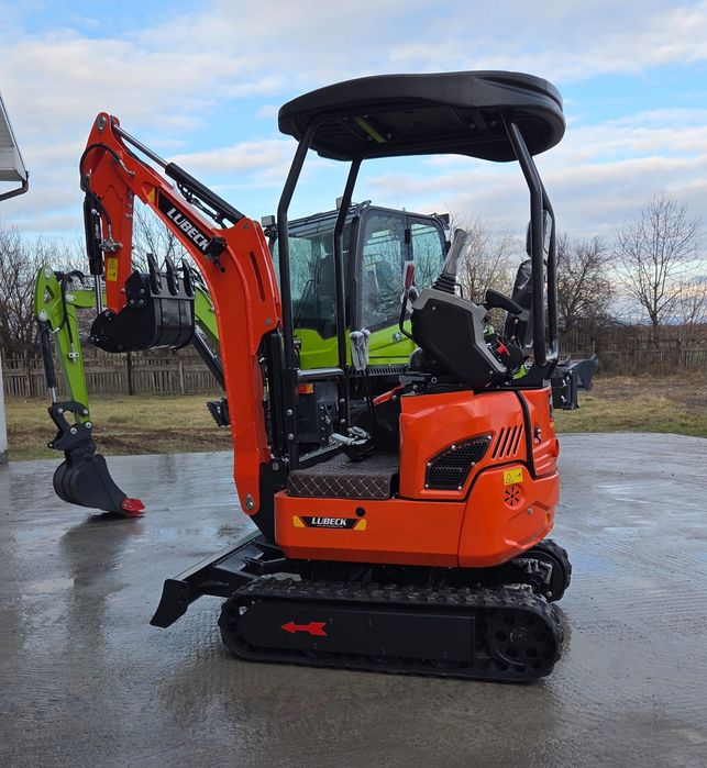 Miniexcavator 1.6tone LUBECK W 169 L ~Utilaj NOU~Plata in rate/Leasing- 2 ani Garanție