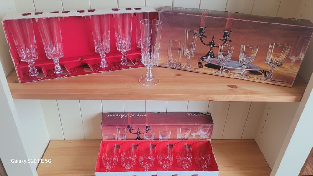 Висококачествени френски кристални чаши Cristal D'arques