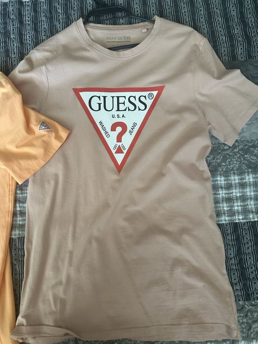 мъжки маркови тениски Hugo Boss, napapijri, tommy jeans diesel, the north face