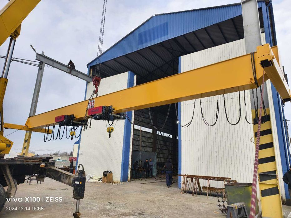 Кранбалка с двумя тельферами,мостовой/козловой кран с двумя тельферами