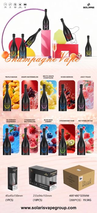 Vape 30k Azul/Humo Champagne reincarcabil