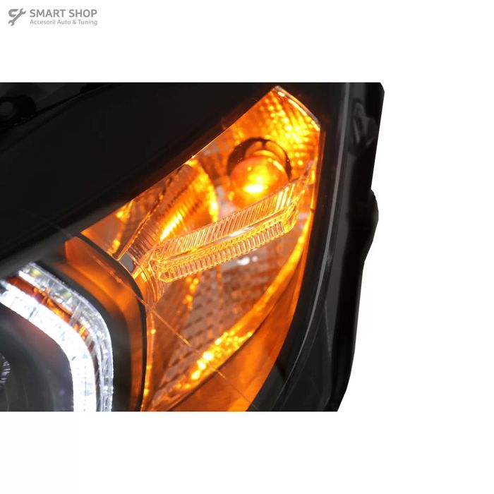 Faruri Full Angel Eyes LED DRL BMW 3 Series F30 F31 Sedan Touring (10.